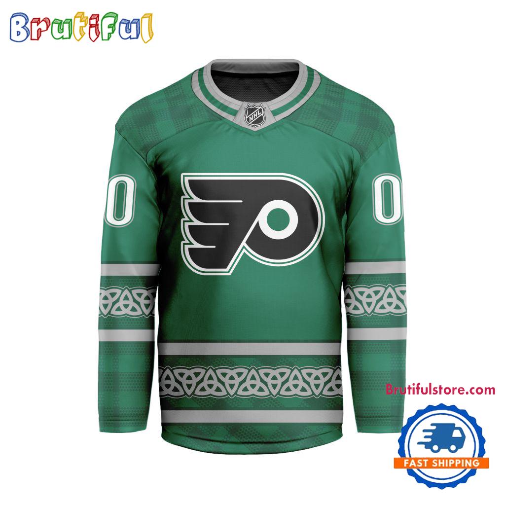 NHL Philadelphia Flyers For St.Patrick’s Day Limited New Hockey Jersey