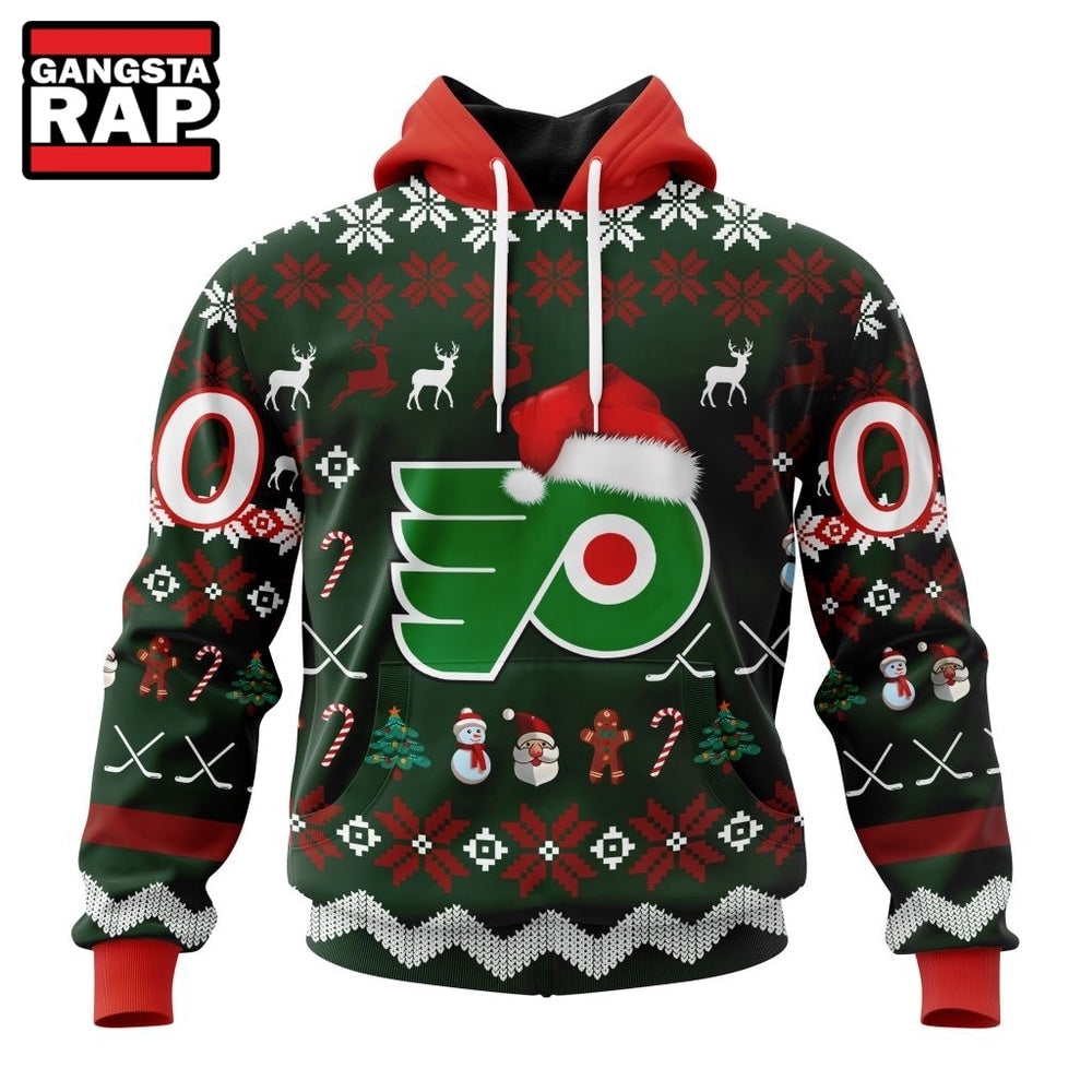 NHL Philadelphia Flyers Hockey Christmas Is Coming 2026 Hoodie, Hoodie T-Shirt