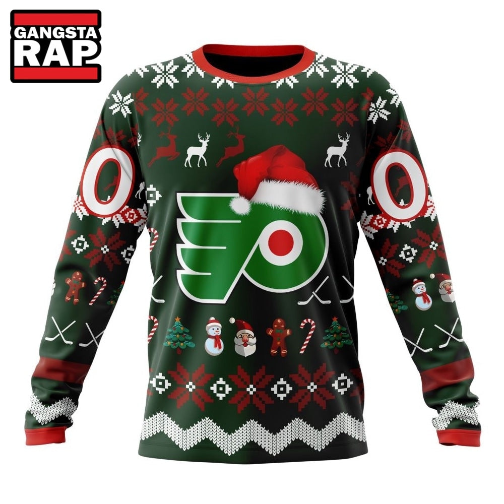 NHL Philadelphia Flyers Hockey Christmas Is Coming 2026 Hoodie, Hoodie T-Shirt