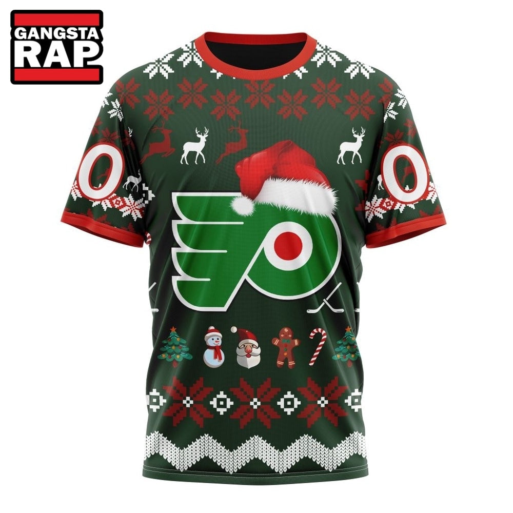 NHL Philadelphia Flyers Hockey Christmas Is Coming 2026 Hoodie, Hoodie T-Shirt
