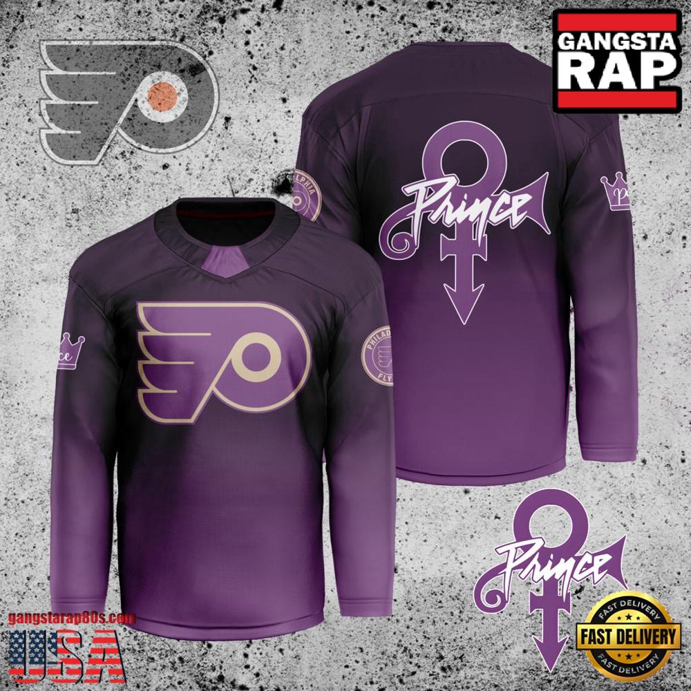 NHL Custom Name Number Philadelphia Flyers Prince New Design Hockey Jersey