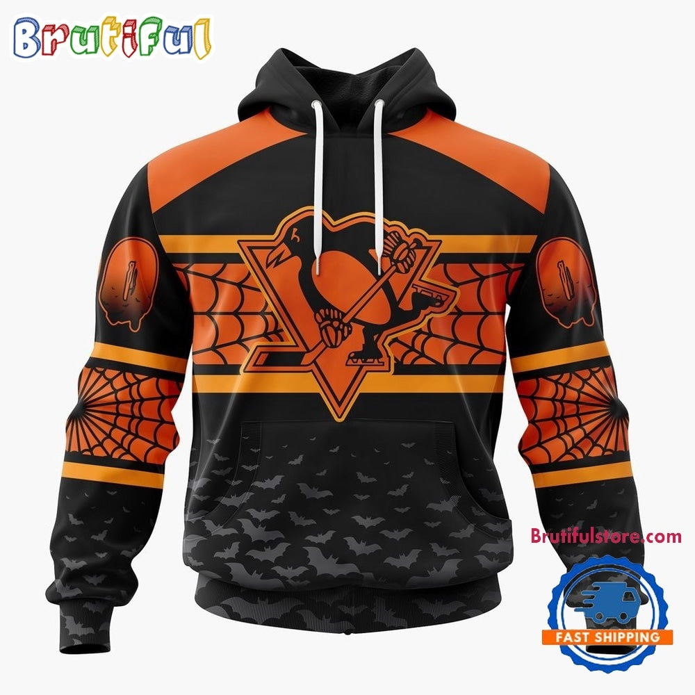 NHL Pittsburgh Penguins Halloween Design Personalized Hoodie, T Shirt, Sweatshirt