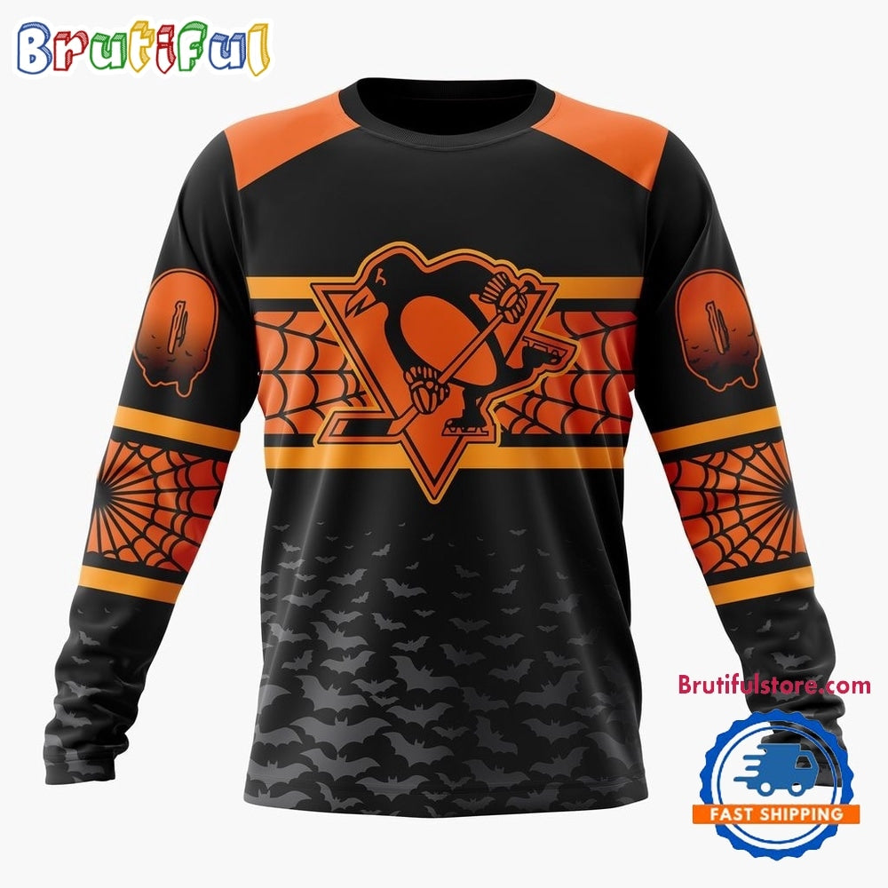 NHL Pittsburgh Penguins Halloween Design Personalized Hoodie, T Shirt, Sweatshirt