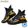 NHL Pittsburgh Penguins Personalized Name Hockey Team Design High Top Max Soul Shoes