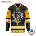 NHL Pittsburgh Penguins Personalized Native American Hockey Jersey