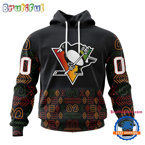 NHL Pittsburgh Penguins Special Design For Black History Month Hoodie, TShirt, Sweatshirt