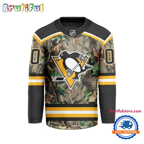 NHL Pittsburgh Penguins Special Realtree Camo Hunting Hockey Jersey
