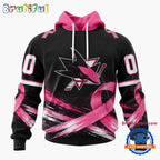 NHL San Jose Sharks 2026 Hockey Pink Fights Breast Cancer Design Hoodie, TShirt, Sweatshirt