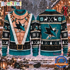 NHL San Jose Sharks Funny Body Christmas Ugly Sweater