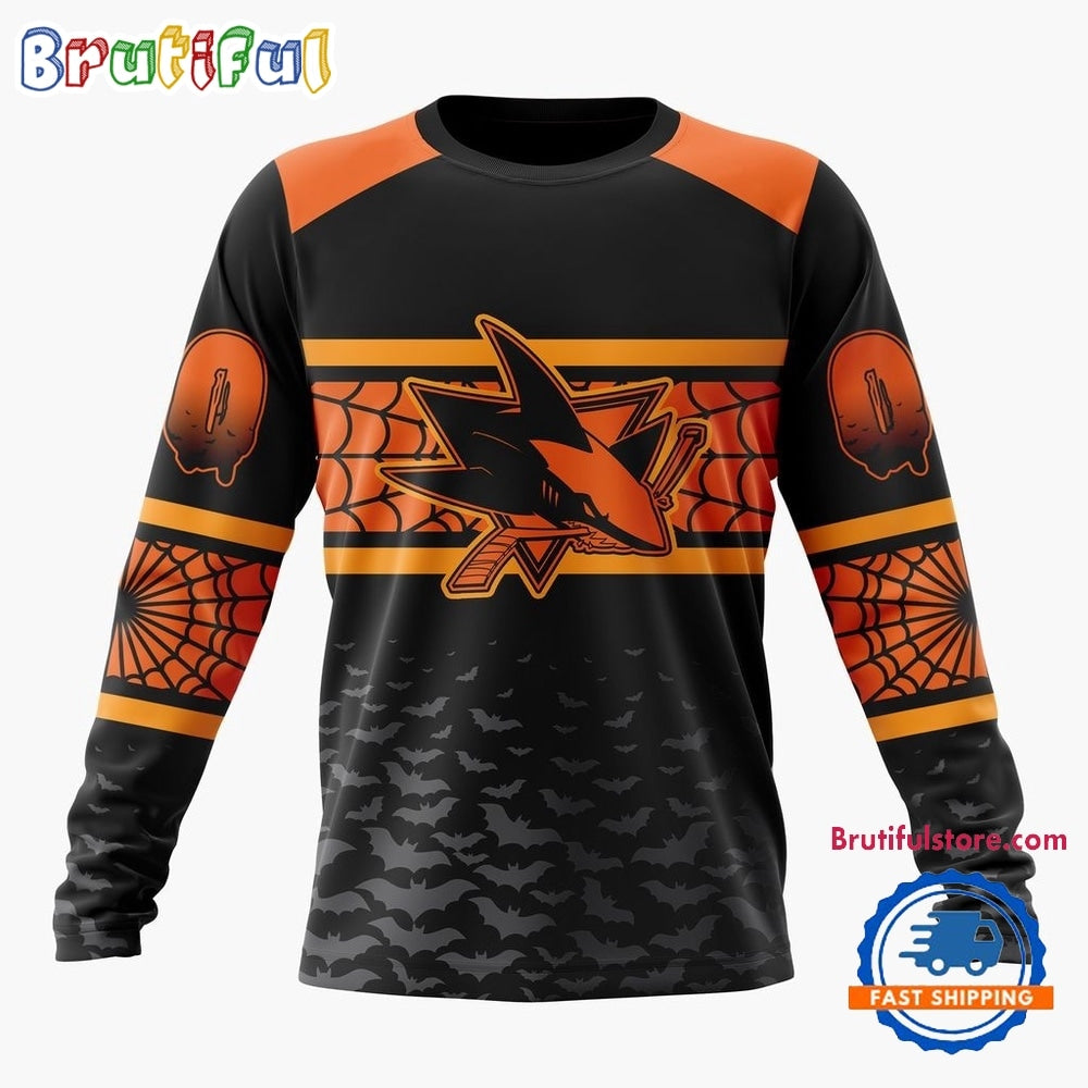 NHL San Jose Sharks Halloween Design Personalized Hoodie, T Shirt, Sweatshirt