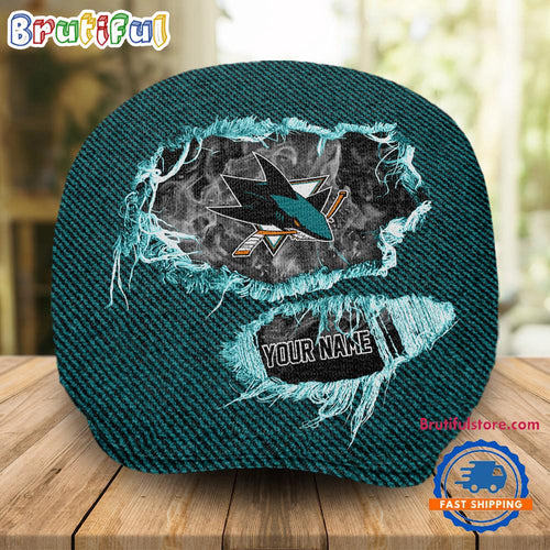 NHL San Jose Sharks Hockey Logo Team Design Jeff Cap