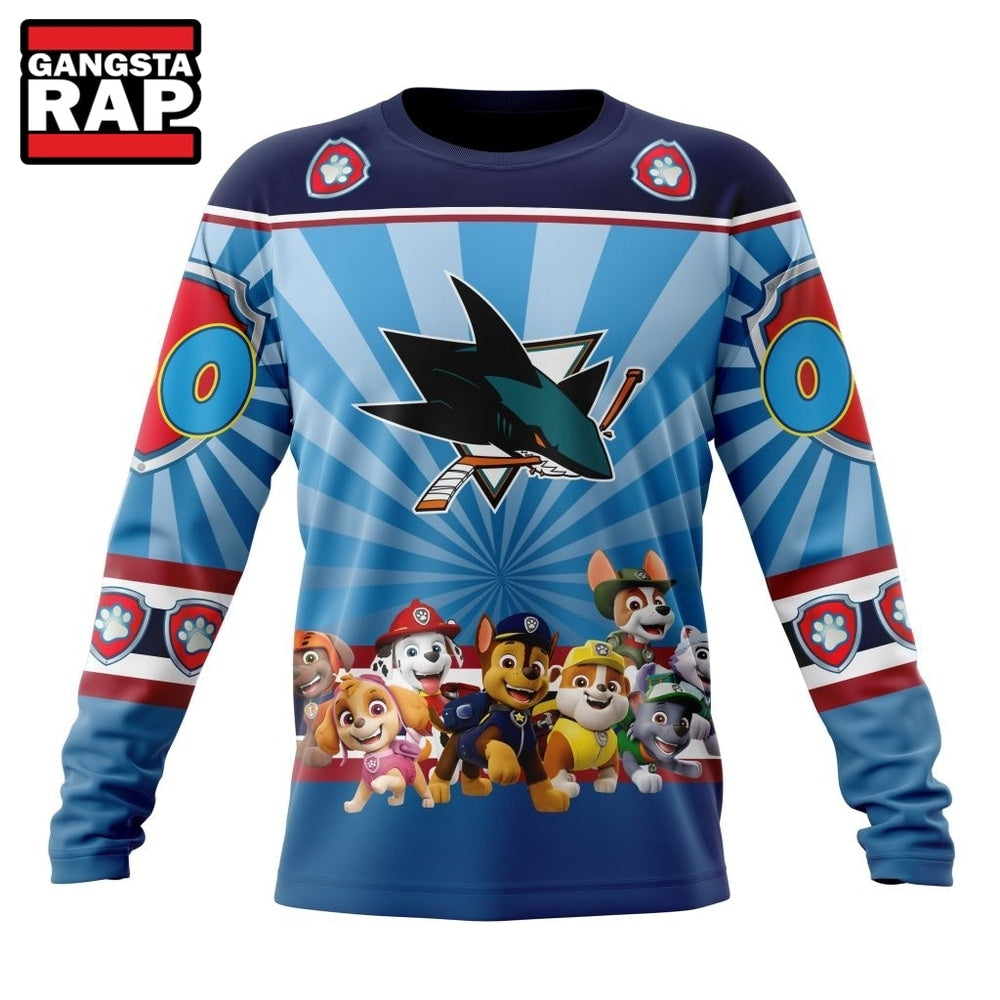 NHL San Jose Sharks Special Paw Patrol Kits Hoodie, T Shirt