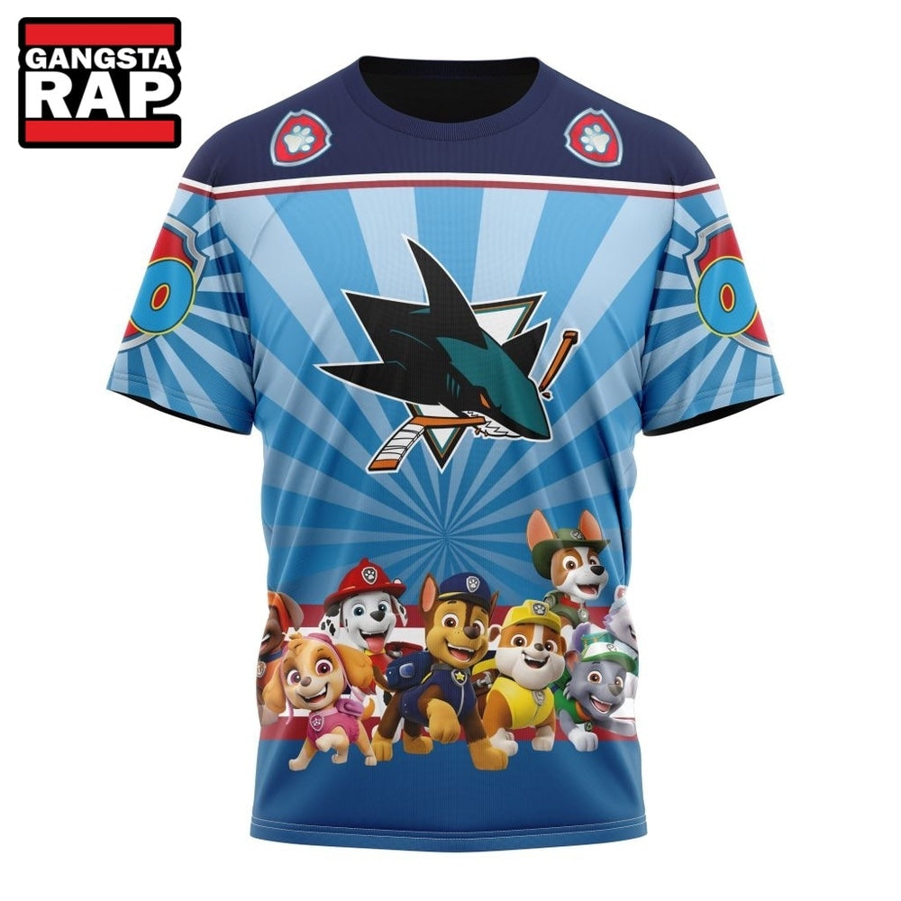 NHL San Jose Sharks Special Paw Patrol Kits Hoodie, T Shirt