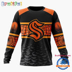NHL Seattle Kraken Halloween Design Personalized Hoodie, T Shirt, Sweatshirt