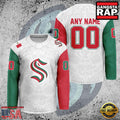 NHL Custom Name Number Seattle Kraken Mexican Heritage New Design Hockey Jersey