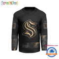 NHL Seattle Kraken Military Appreciation Design Hockey Jersey