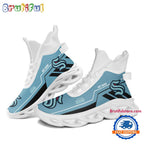 NHL Seattle Kraken Personalized Name Hockey Team Design High Top Max Soul Shoes