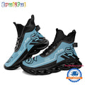 NHL Seattle Kraken Personalized Name Hockey Team Design High Top Max Soul Shoes