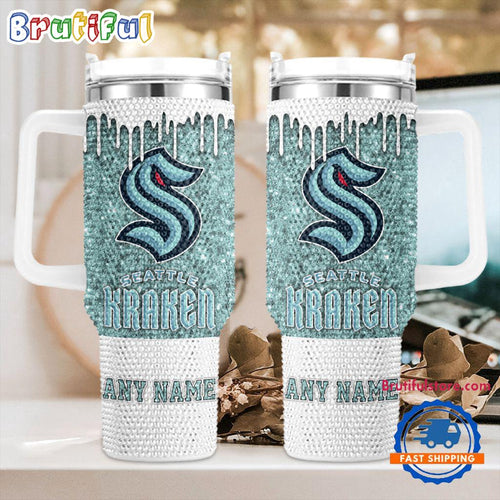 NHL Seattle Kraken Personalized Stanley Diamond Tumbler 40oz