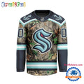 NHL Seattle Kraken Special Realtree Camo Hunting Hockey Jersey
