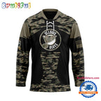 NHL St. Louis Blues Custom Honoring Veterans Camo Hockey Jersey