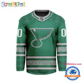NHL St. Louis Blues For St.Patrick’s Day Limited New Hockey Jersey