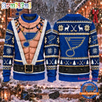 NHL St. Louis Blues Funny Body Christmas Ugly Sweater