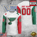 NHL Custom Name Number St. Louis Blues Mexican Heritage New Design Hockey Jersey