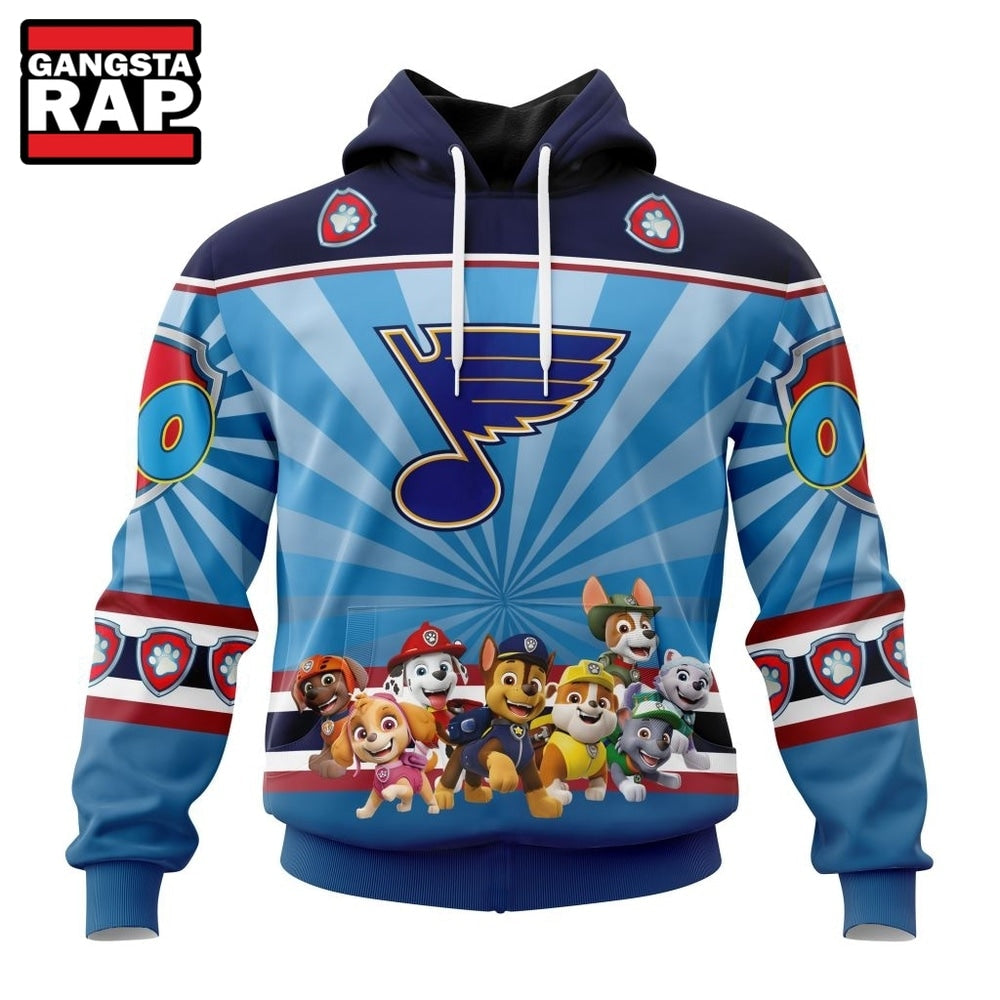 NHL St Louis Blues Special Paw Patrol Kits Hoodie, T Shirt