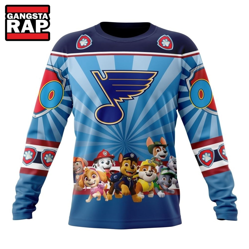 NHL St Louis Blues Special Paw Patrol Kits Hoodie, T Shirt