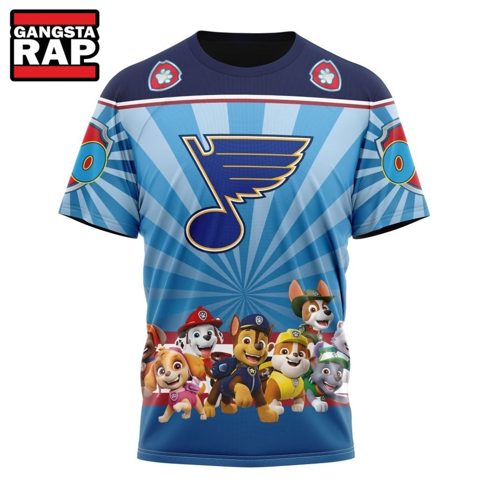 NHL St Louis Blues Special Paw Patrol Kits Hoodie, T Shirt