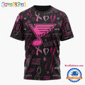 NHL St. Louis Blues Special Pink Breast Cancer Awareness New Design T Shirt