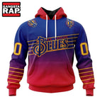 NHL St. Louis Blues Special Retro Gradient Design Hoodie, T Shirt