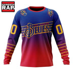 NHL St. Louis Blues Special Retro Gradient Design Hoodie, T Shirt