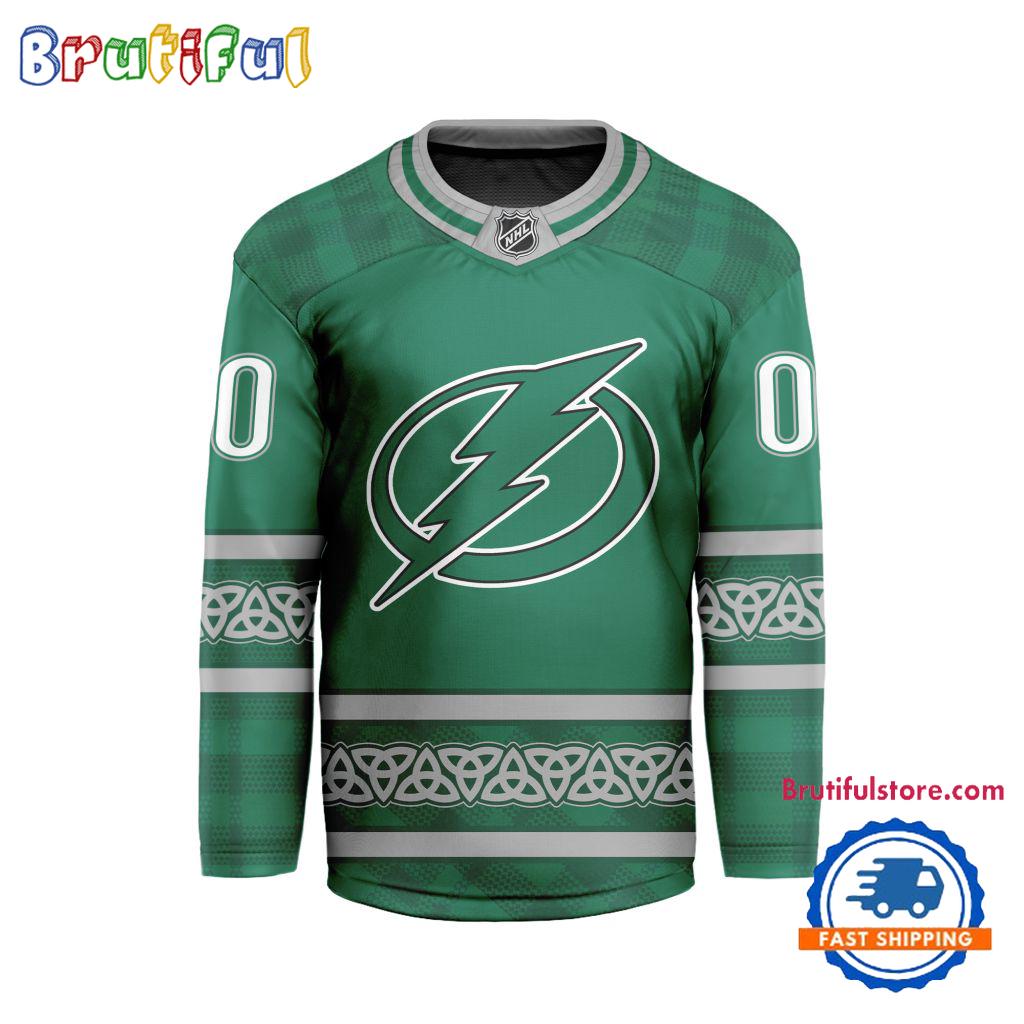 NHL Tampa Bay Lightning For St.Patrick’s Day Limited New Hockey Jersey
