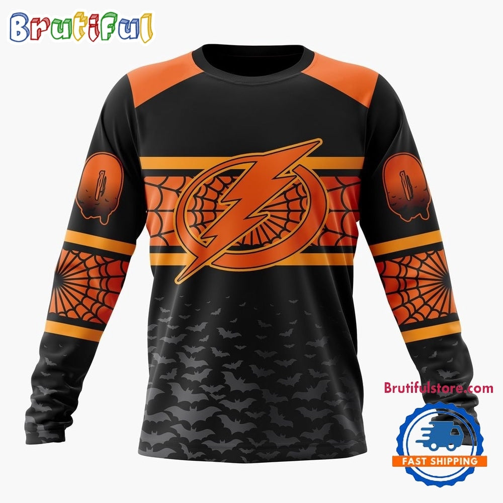 NHL Tampa Bay Lightning Halloween Design Personalized Hoodie, T Shirt, Sweatshirt