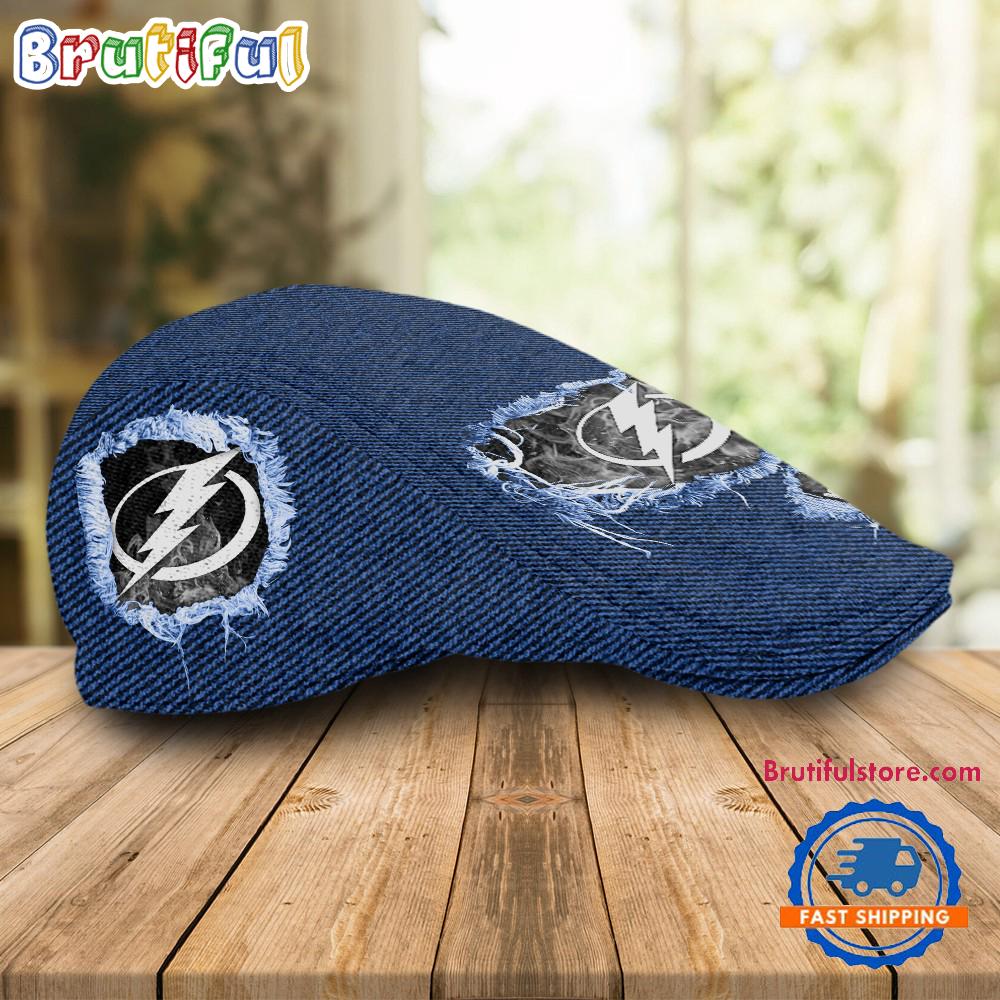 NHL Tampa Bay Lightning Hockey Logo Team Design Jeff Cap