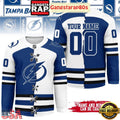 NHL Tampa Bay Lightning Mix Home Away 2025 Custom Hockey Jersey