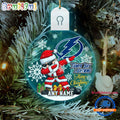NHL Tampa Bay Lightning Personalized Santa Claus Hockey Team Logo Christmas Led Acrylic Ornament