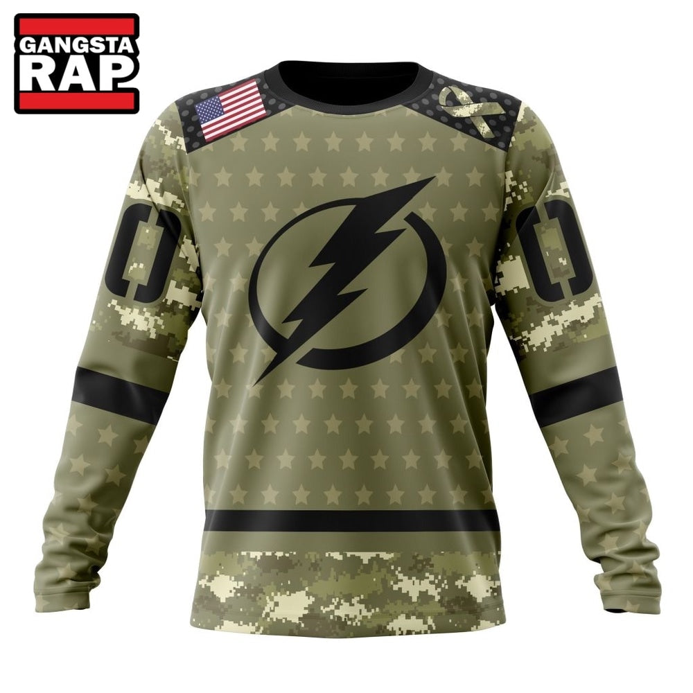 NHL Tampa Bay Lightning Special Camo Military Appreciation Hoodie, T Shirt