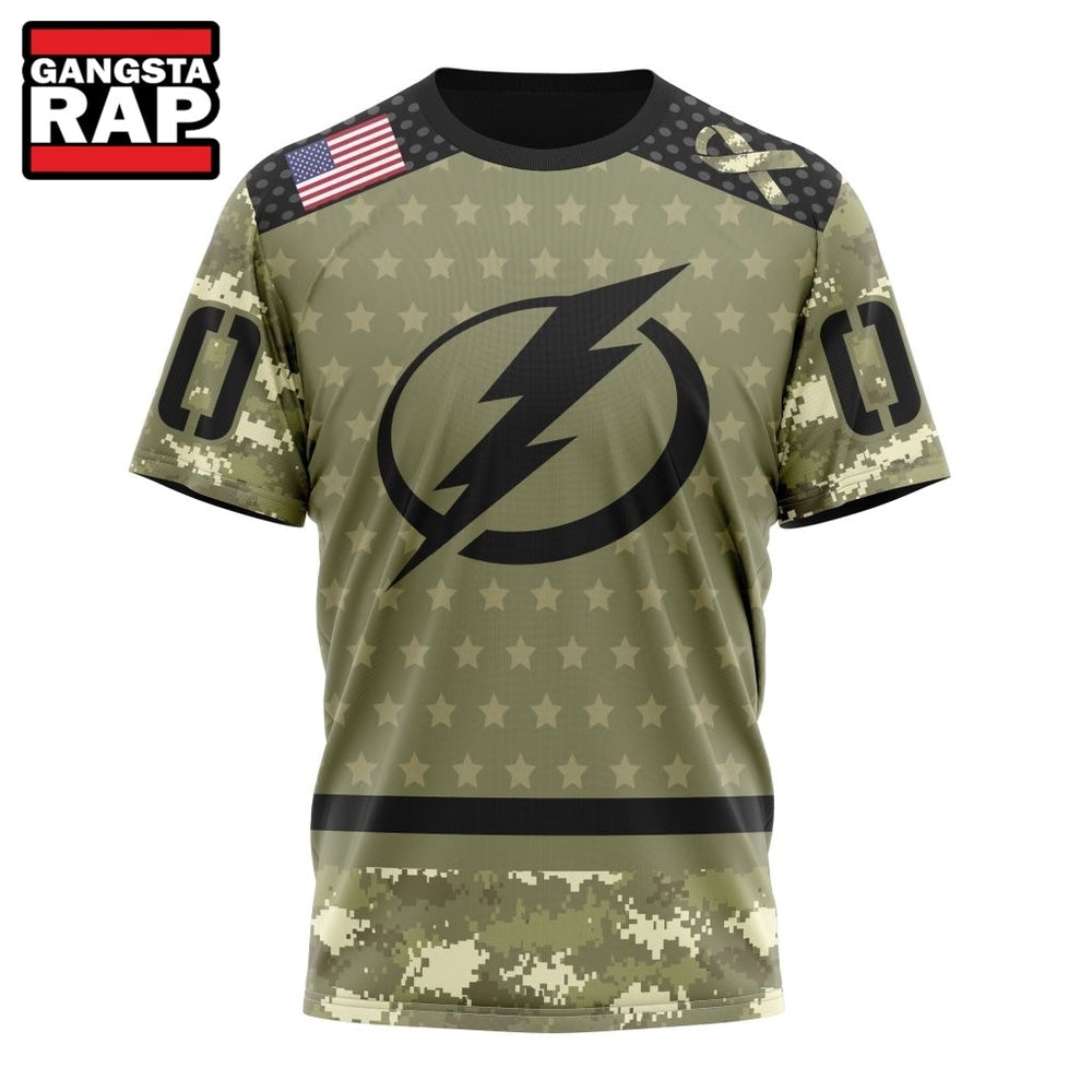 NHL Tampa Bay Lightning Special Camo Military Appreciation Hoodie, T Shirt