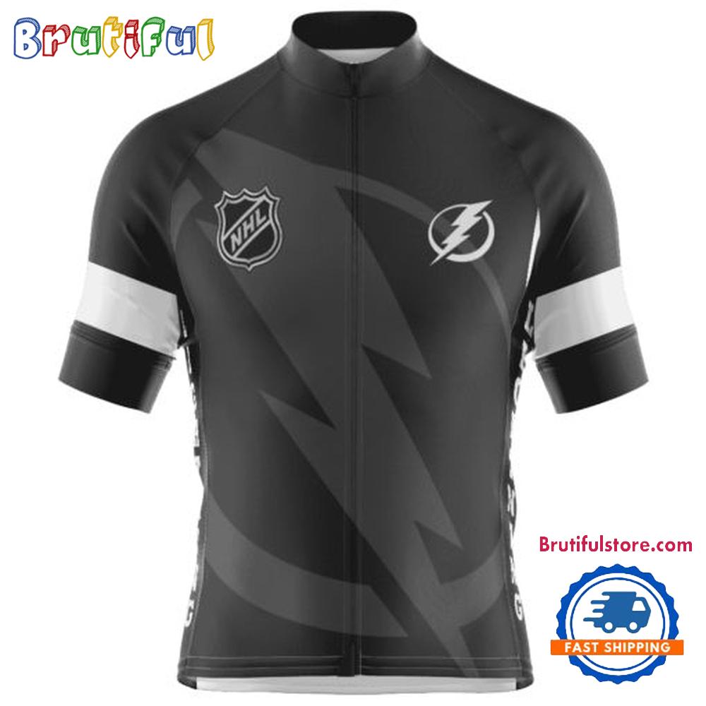NHL Tampa Bay Lightning Special Mono Cycling Jersey, Hockey Team Design Jersey