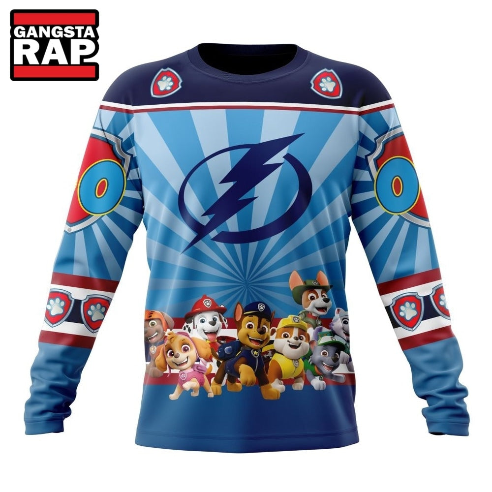 NHL Tampa Bay Lightning Special Paw Patrol Kits Hoodie, T Shirt