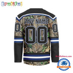NHL Tampa Bay Lightning Special Realtree Camo Hunting Hockey Jersey