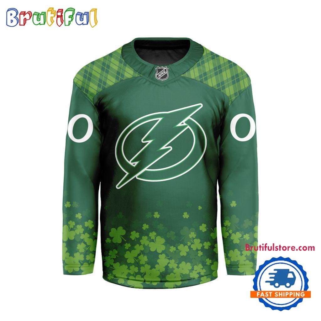 NHL Tampa Bay Lightning St.Patrick’s Day New Design Hockey Jersey