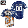 NHL Tampa Bay Lightning x BB 8 D Star War Baseball Jersey