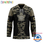 NHL Toronto Maple Leafs Custom Honoring Veterans Camo Hockey Jersey