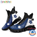 NHL Toronto Maple Leafs Custom Name High Top Max Soul Shoes, Hockey Team Design Shoes Sneaker