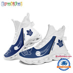 NHL Toronto Maple Leafs Custom Name High Top Max Soul Shoes, Hockey Team Design Shoes Sneaker