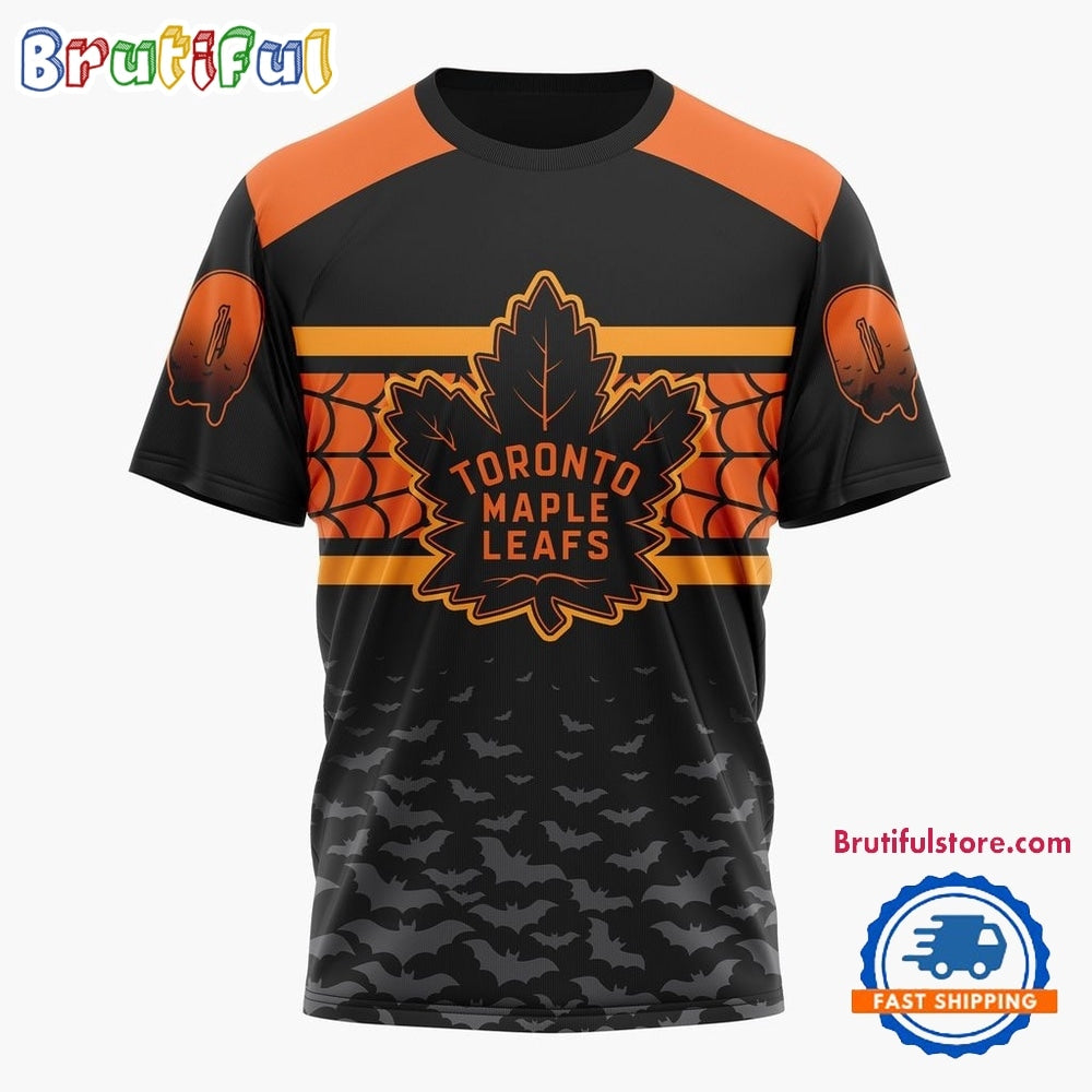 NHL Toronto Maple Leafs Halloween Design Personalized Hoodie, T Shirt, Sweatshirt